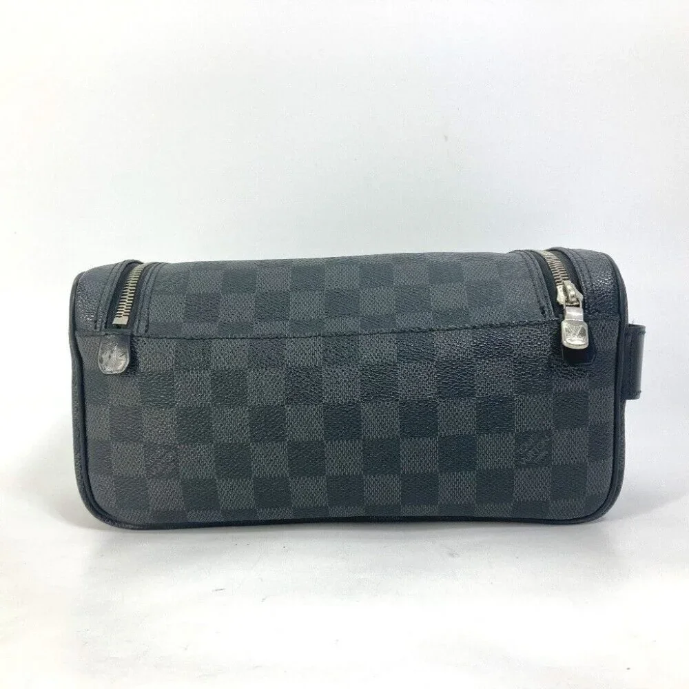 LOUIS VUITTON Damier Graphite C Cracking pouch Makeup pouch Cosmetics Pouch